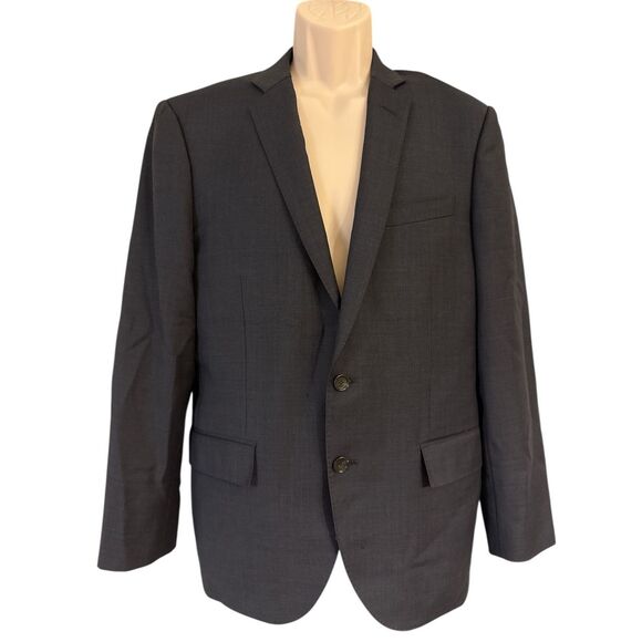 J Crew Ludlow Sport Coat Men 40S Gray Italian Fabric Jacket Tollegno 1900 Blazer - Picture 1 of 14